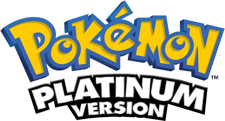  Pokemon Platinum Version Logo Pokemon Platinum Logo Png