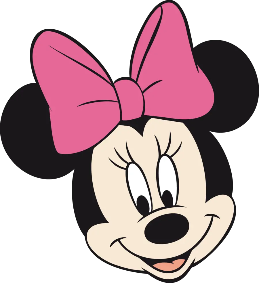  Minnie Vector Mickey Mouse Pink Minnie Mouse Face
