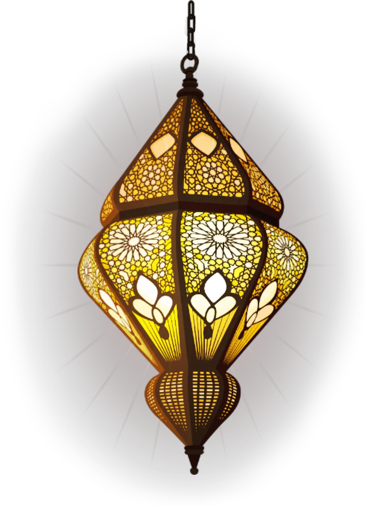  lantern light lamp hanging suspension boho indian Islamic Lamp Png