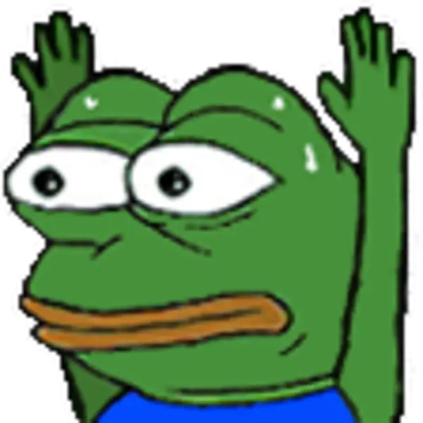  Na Open Series Pepe Hands Up Emote