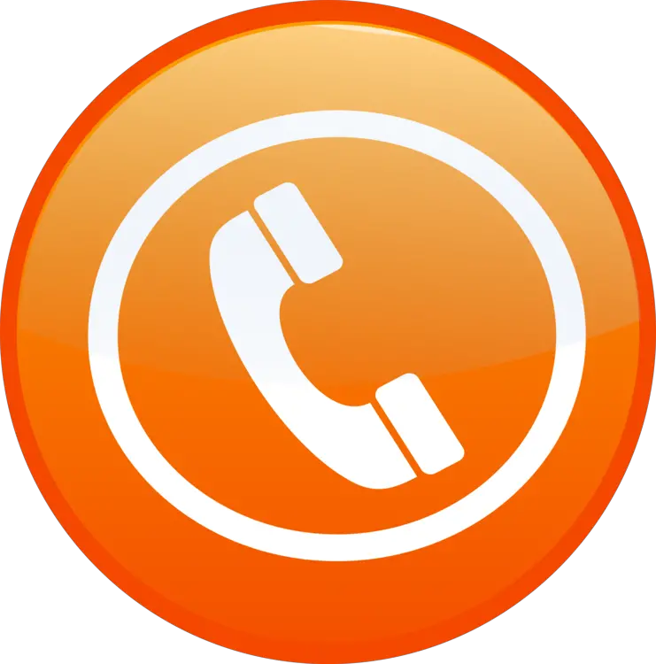  Phone Call Icon Png Telephone Logo Png Orange