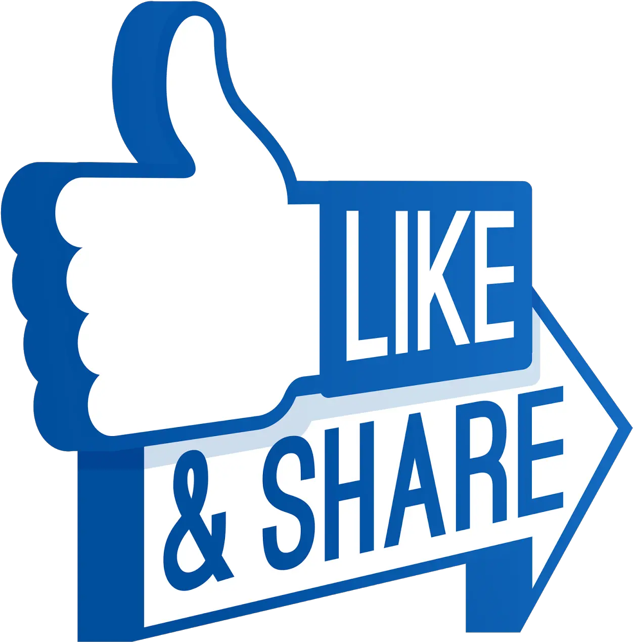  Clip Art Clip Art For Facebook Like And Share Icon Png