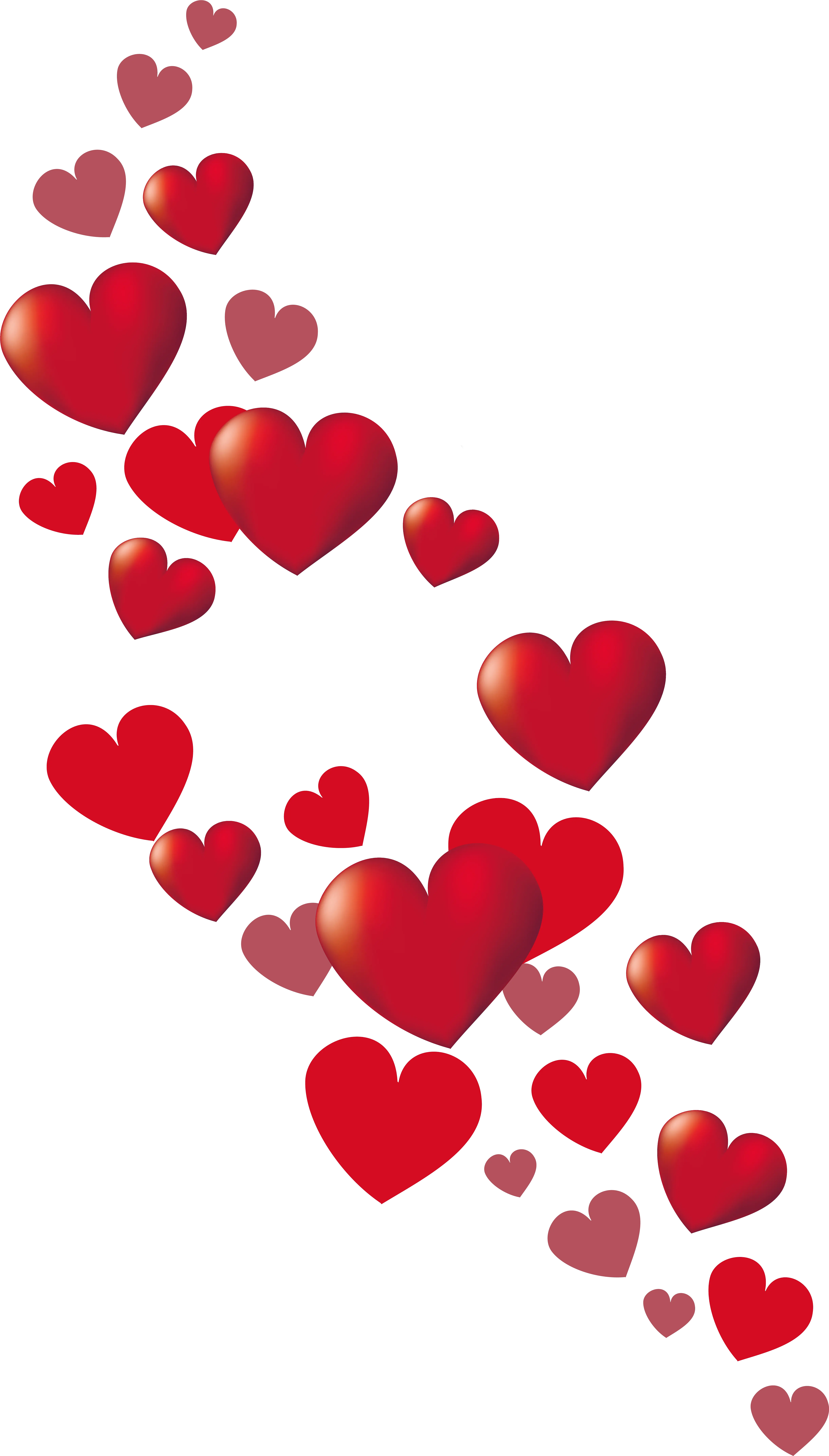  Valentine Hearts Decor Png Transparent Background Hearts Png