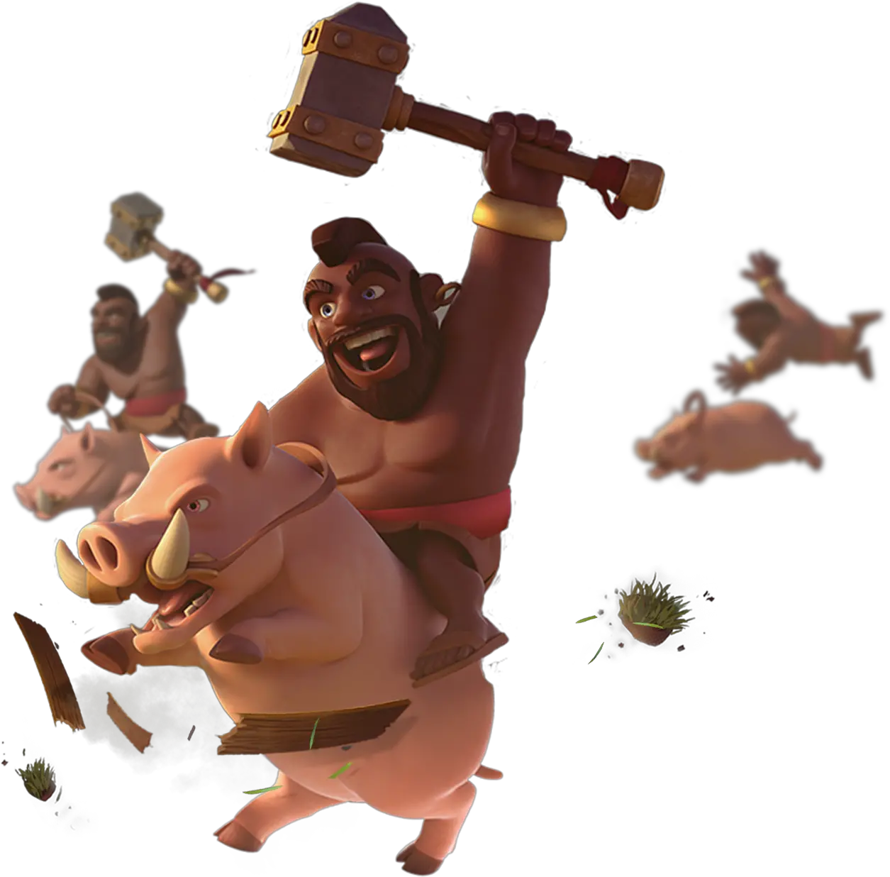  Clash Royale Hog Rider Png