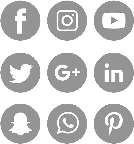  Facebook Logo Vector Gray Transparent Background Social Media Icon