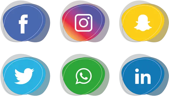  Social Media Set Whatsapp Facebook Instagram Whatsapp Png