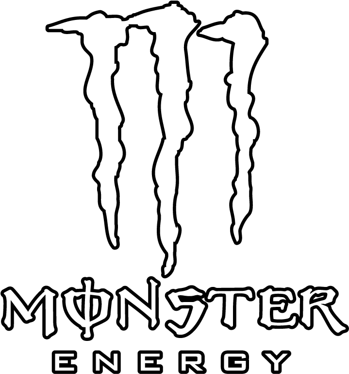 Monster Energy Logo Outline