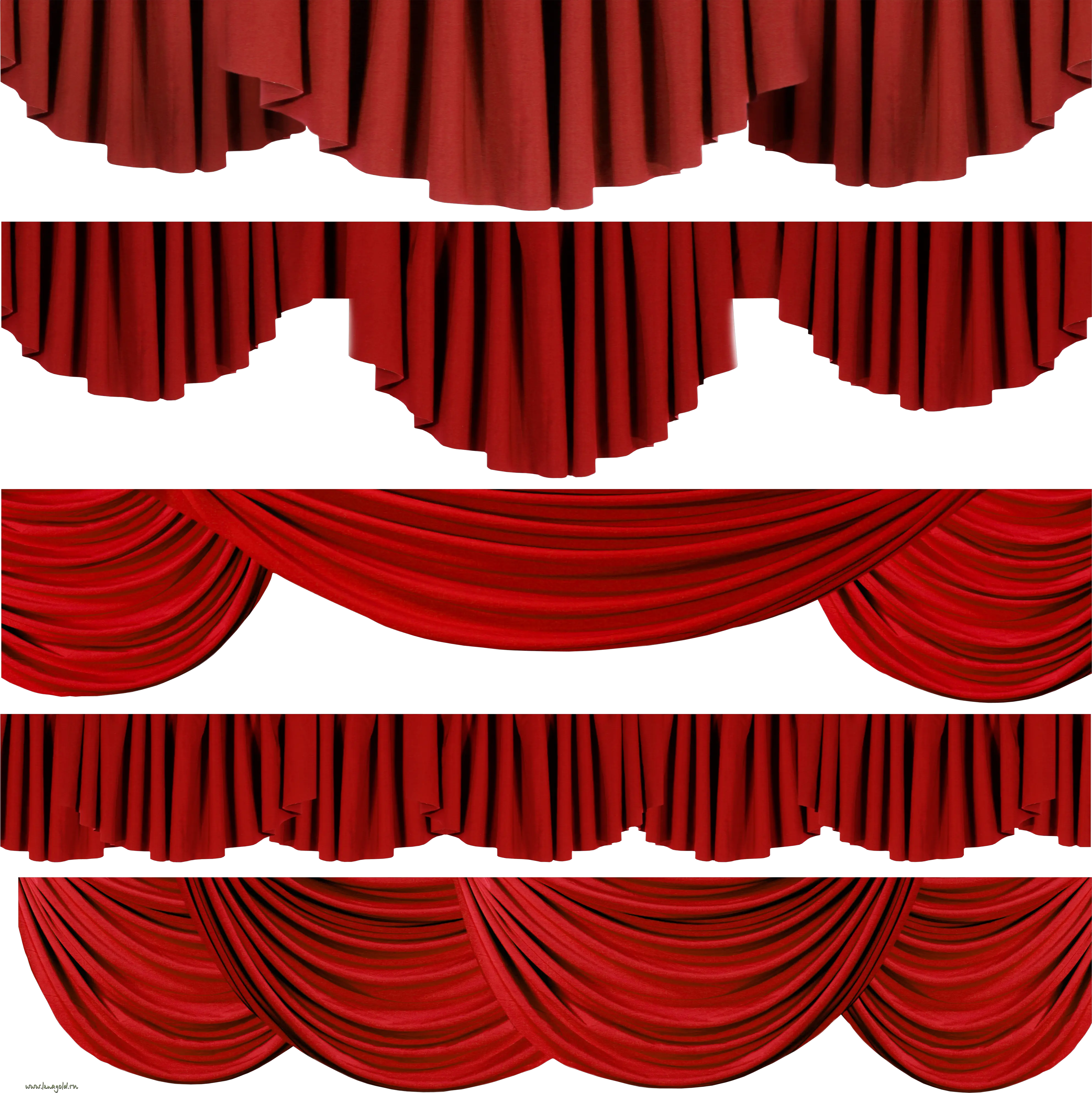  Red Stage Curtains Png