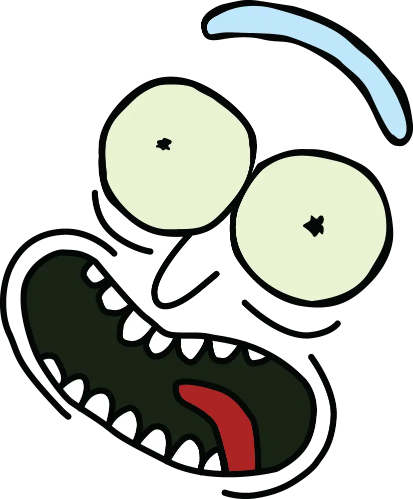  Pickle Rick Face Png