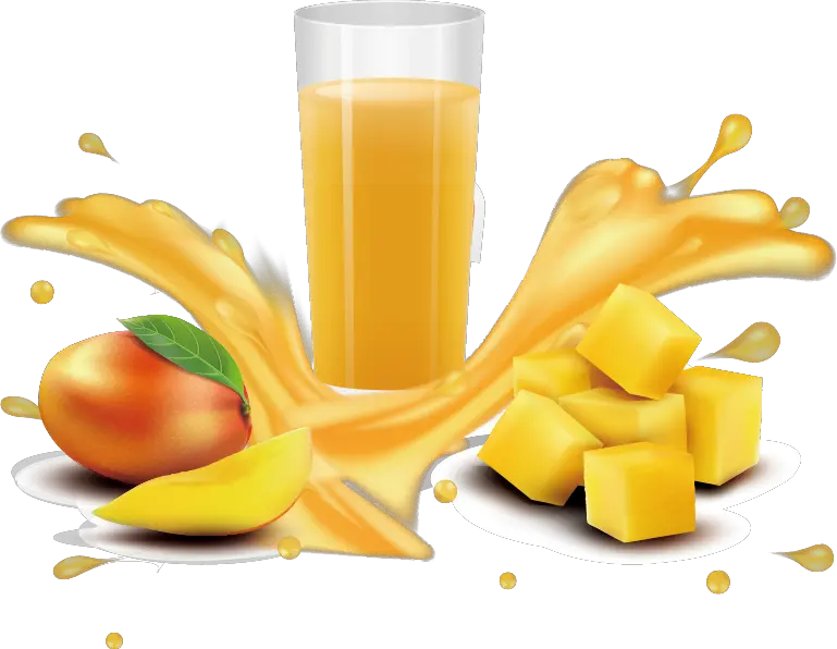  Smoothie Vector Splash Transparent Mango Juice Png