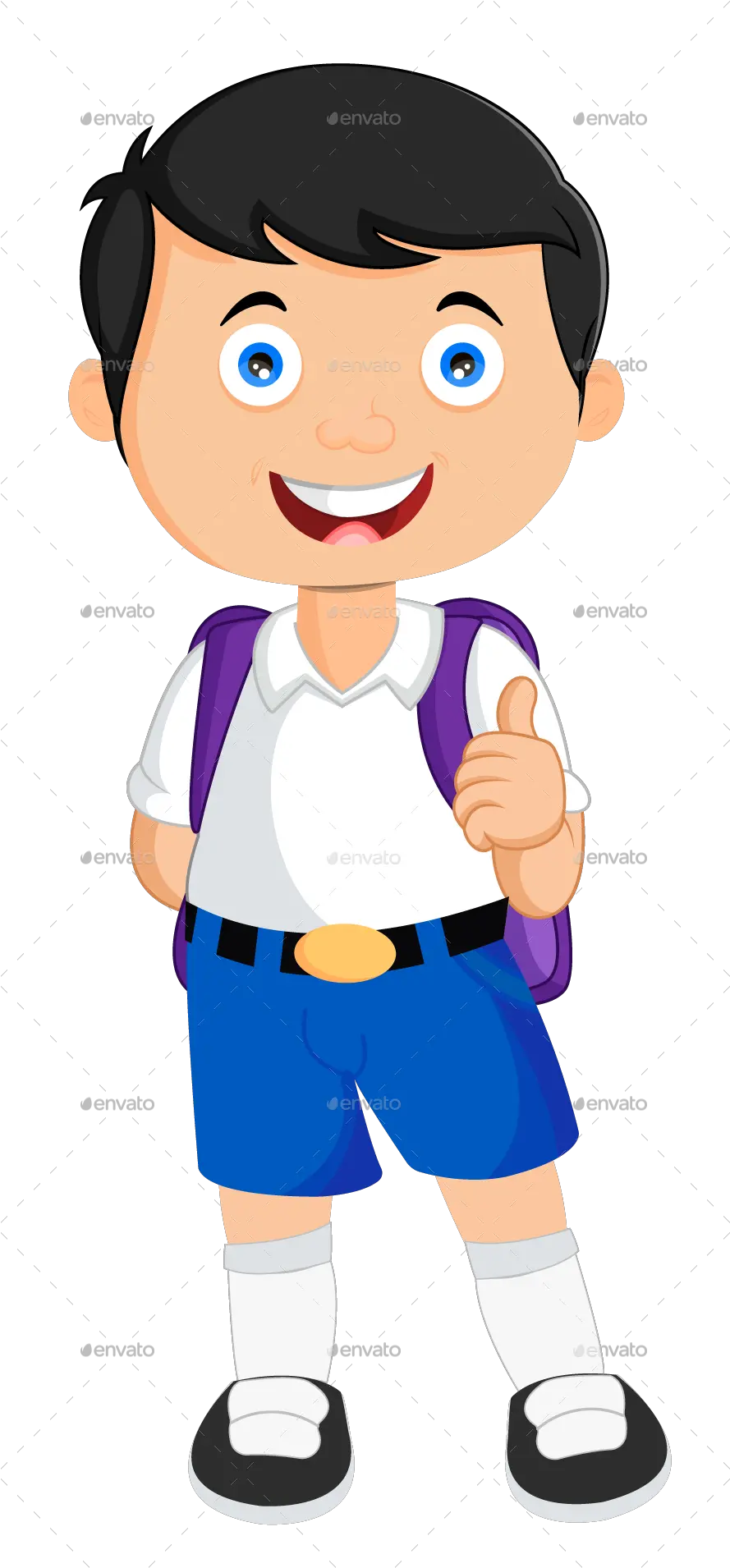  Transparent Student Uniform Clipart School Student Vector Png