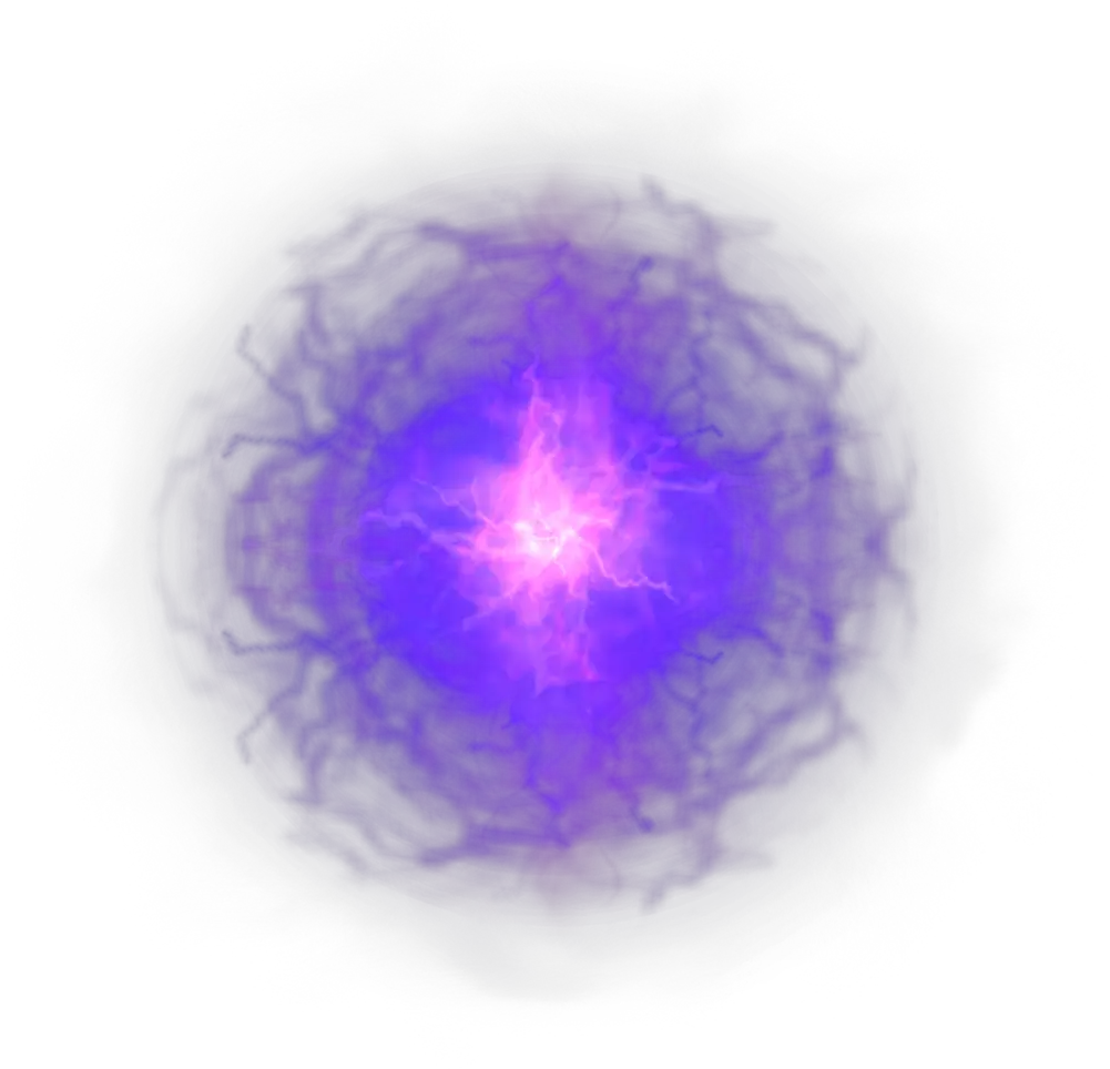  Fractal-art Purple Aura Transparent Background
