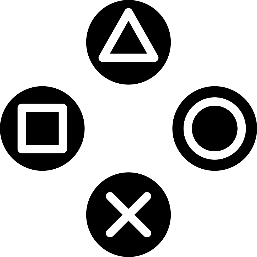  Sony Ps Games Buttons Playstation Controller Buttons Png