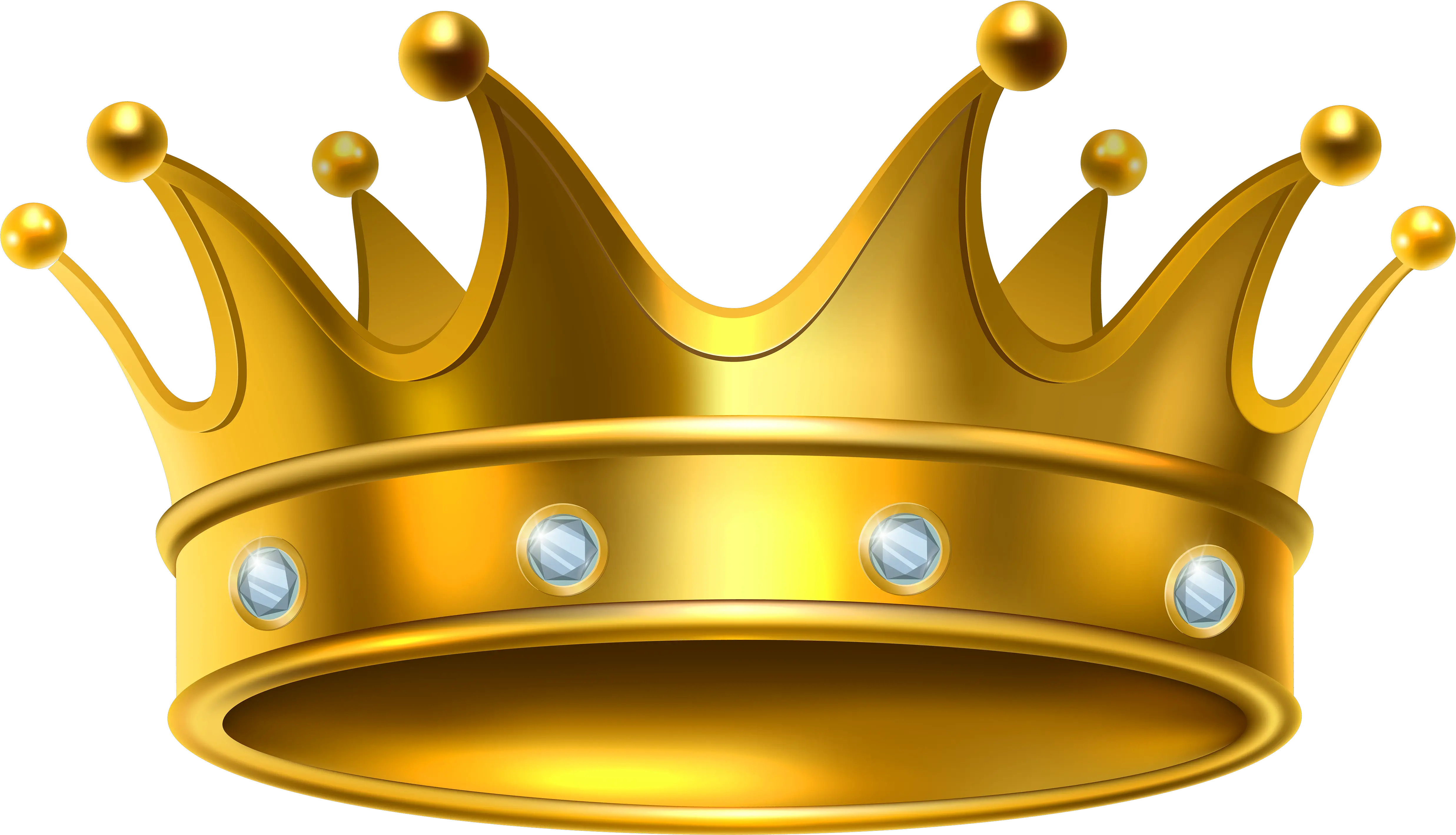  Gold King Crown Png