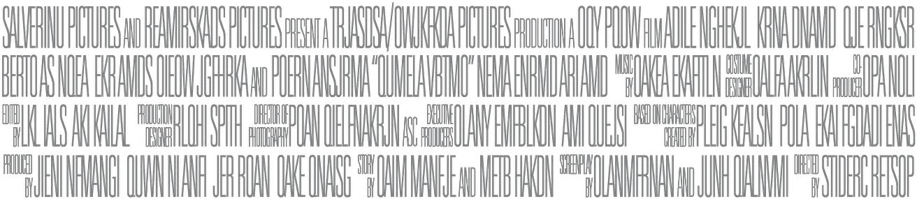  Movie Credit Png Movie Poster Credit Lines