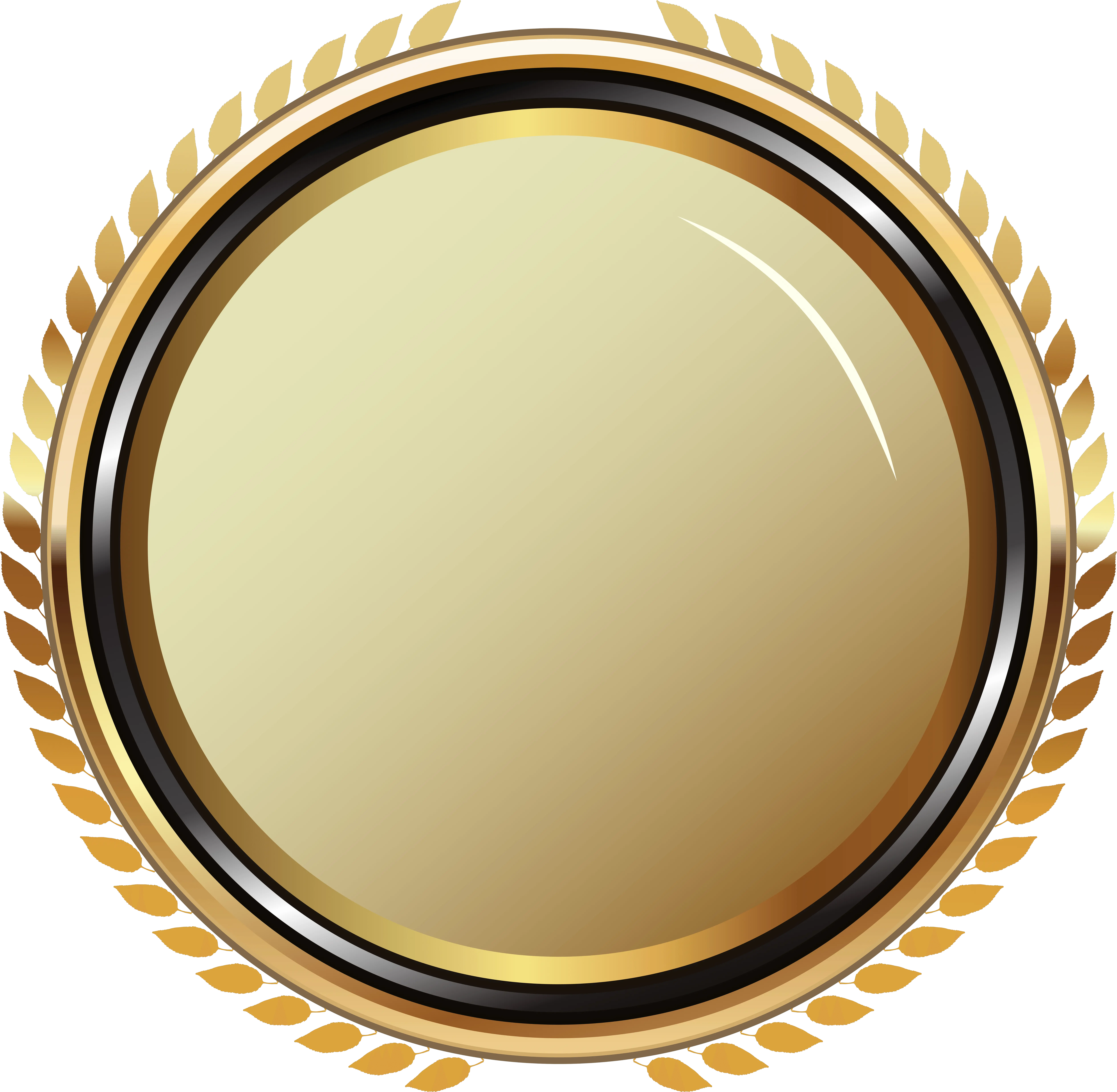  Golden Badge Png Image Background Badges Png