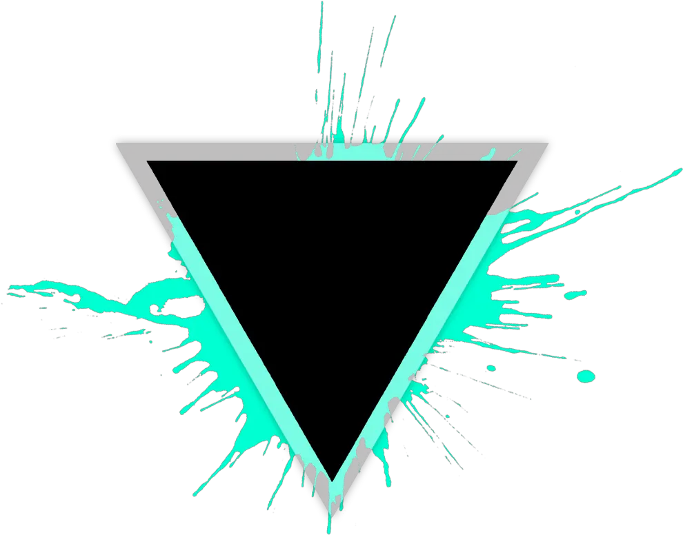  splash black paint splatter border triangleart Triangle Paint Splatter Transparent