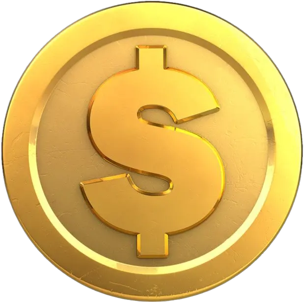  Dollar Gold Coin Png 金幣 素材 Png