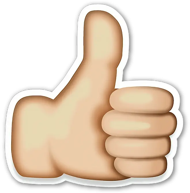  like joinha gistei emojiwhatsapp Like Emoji Png