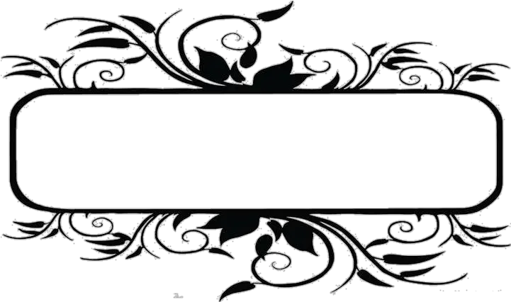  Clipart Box Black And White Text Box Design Transparent