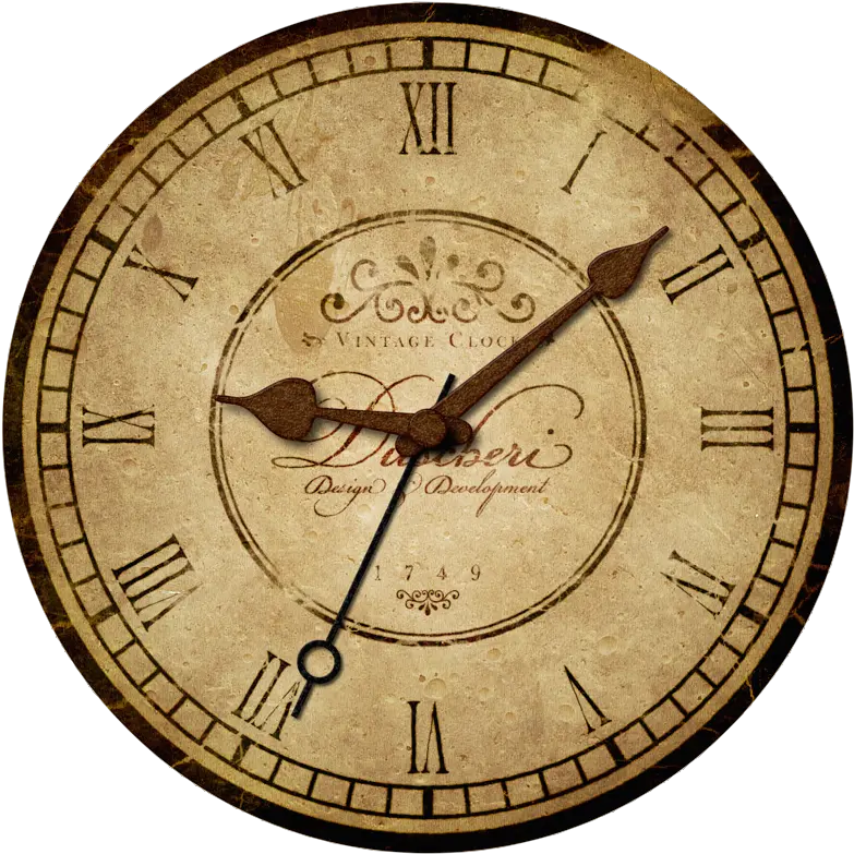  Steampunk Clipart Vintage Clock Vintage Old Clock Png