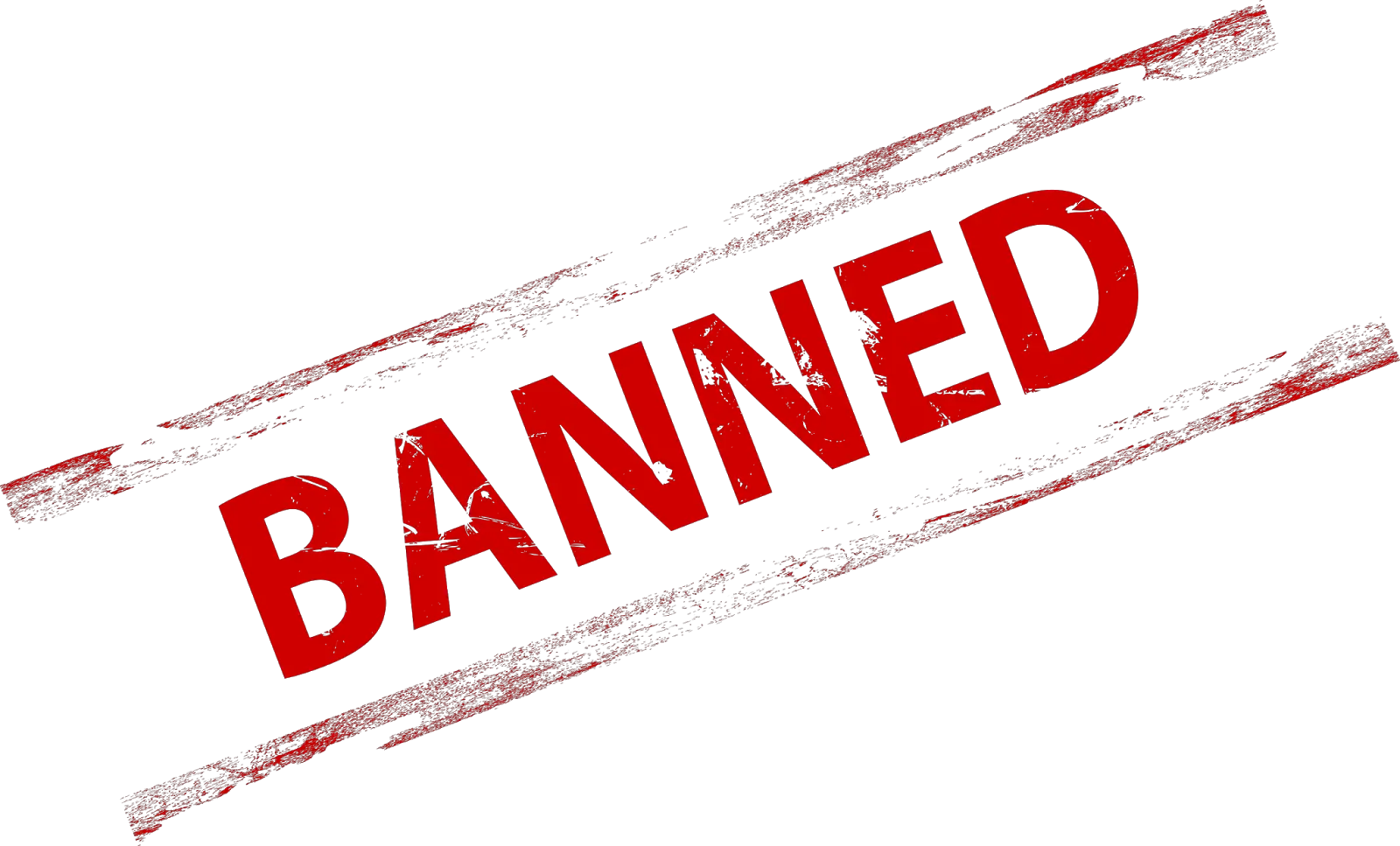  Banned Png Stamp Transparent Banned Sign Transparent Background
