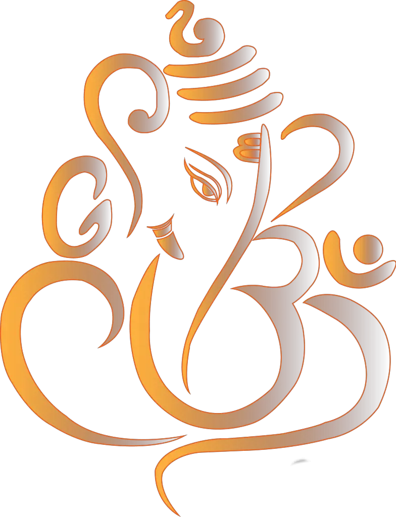  Ganpati Art Png Logo Transparent Ganesh Png