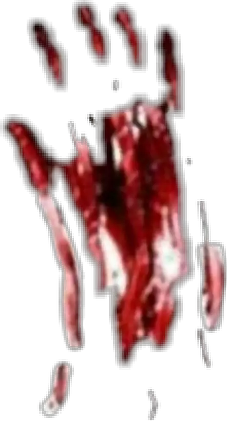  Transparent Bloody Handprint Clipart Bloody Hand Print