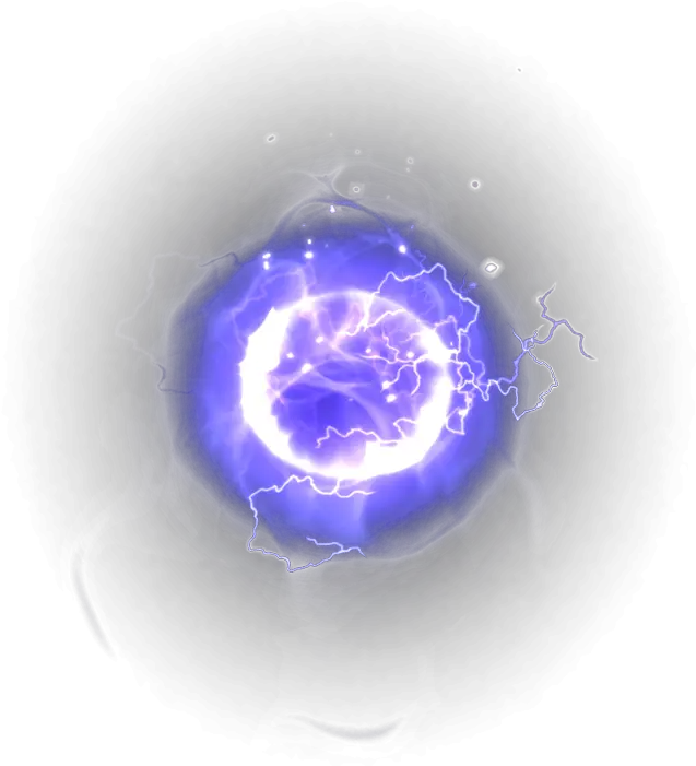  energy ball bola energia ki super power poder Lightning Ball No Background