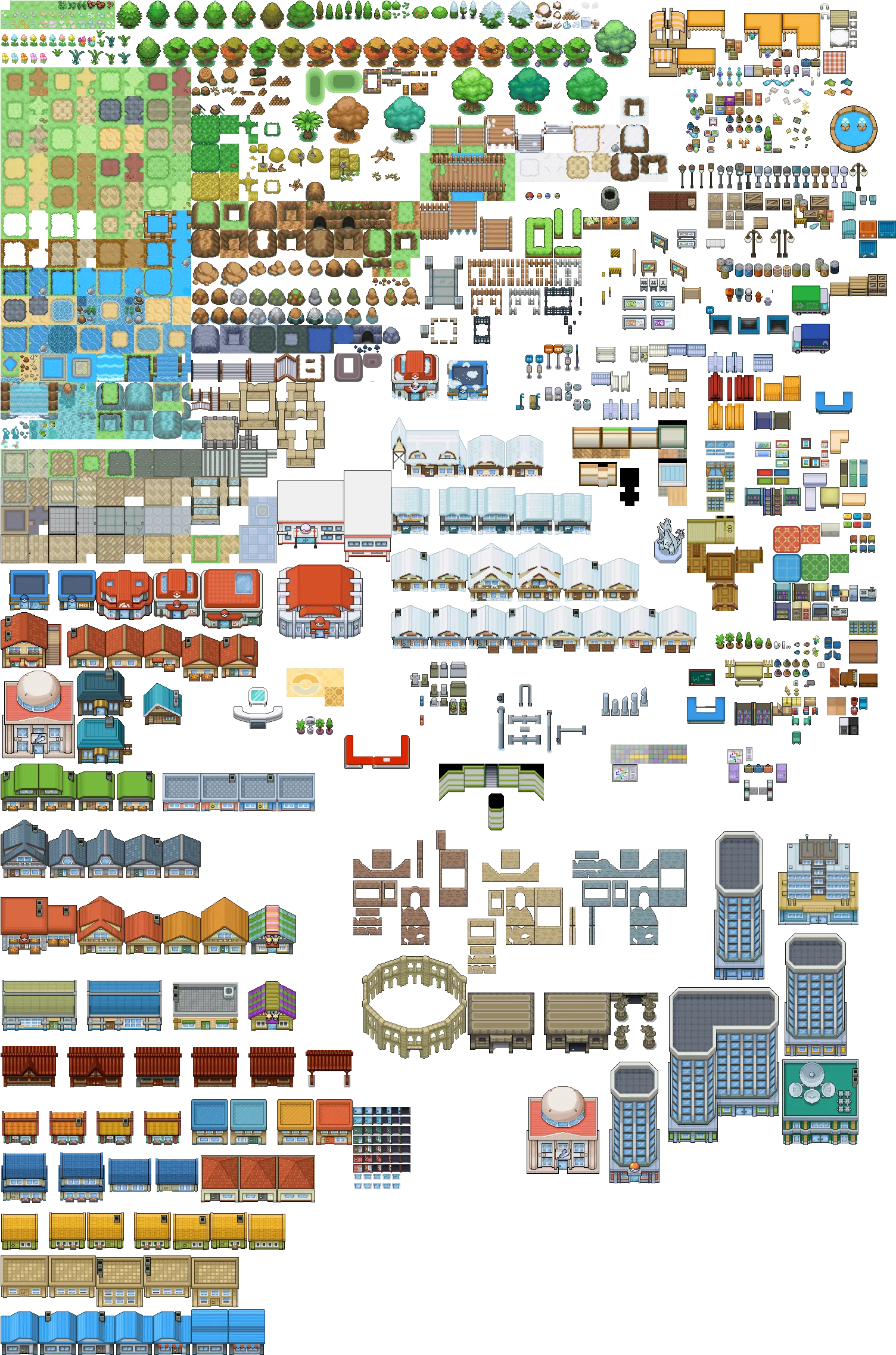  Pokemon Gen 3 Tileset