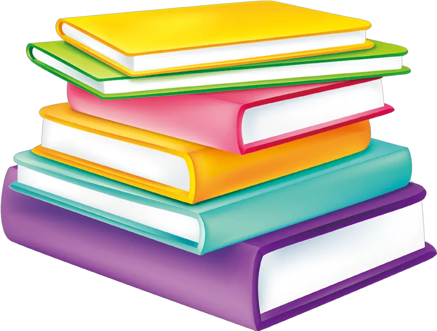  Stacked Color Together Cartoon Watercolor Book Books Transparent Background Books Clipart