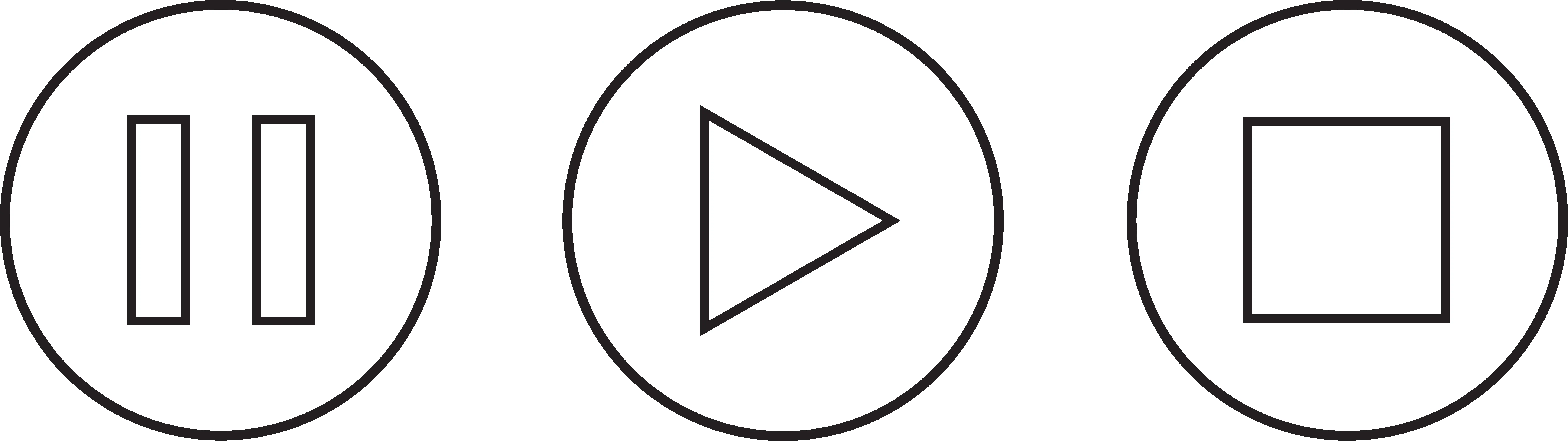  Play Pause Button Play Stop Pause Button Png