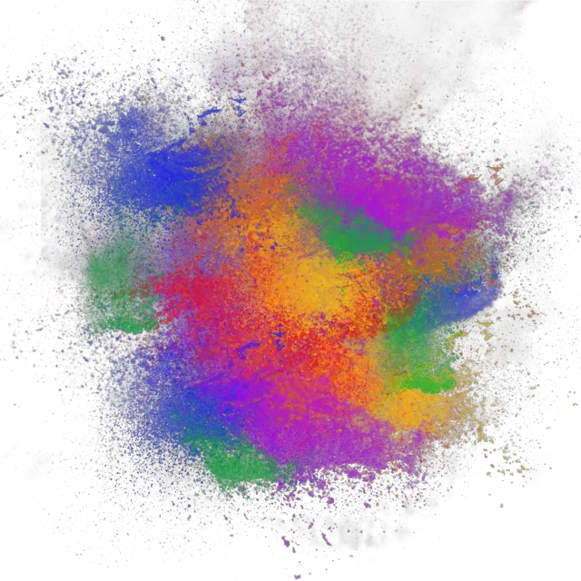 Clip Art Color Powder Splash Png Png Color Splash Effects