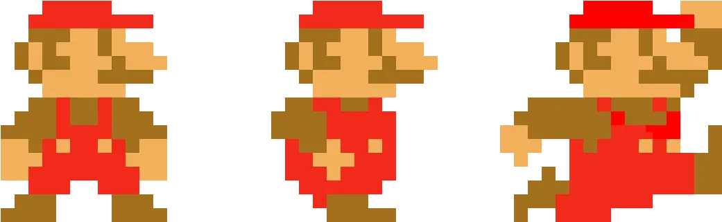  Super Mario Jumping Mario Bros 8 Bits Png