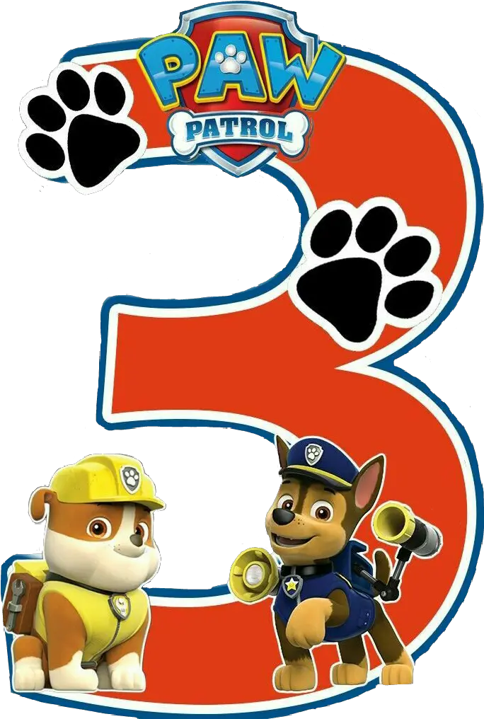  Paw Patrol Number 3