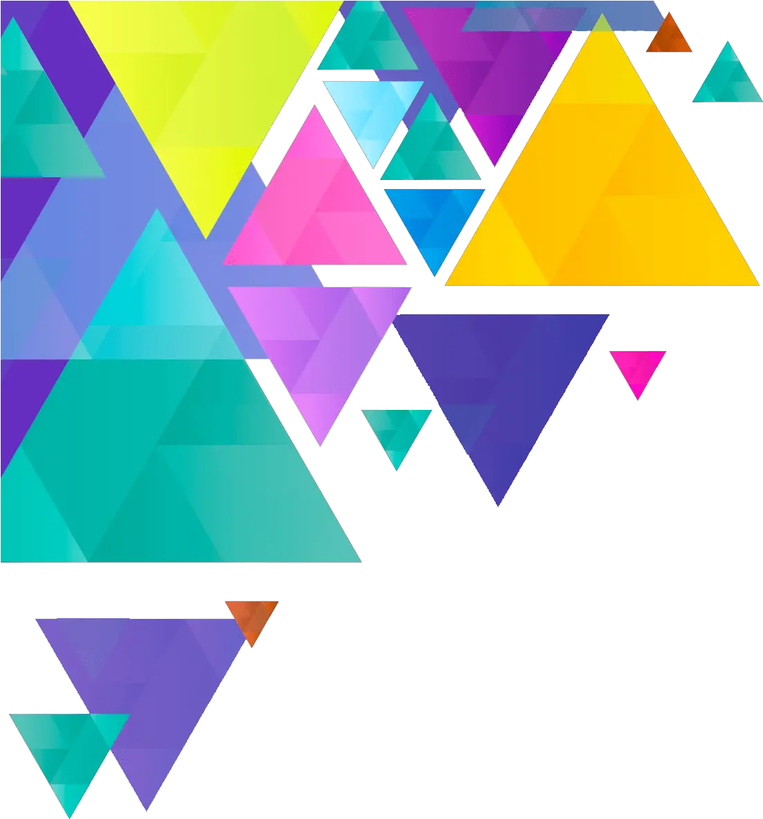  Vector Background Png Colorful Geometric Vector Png