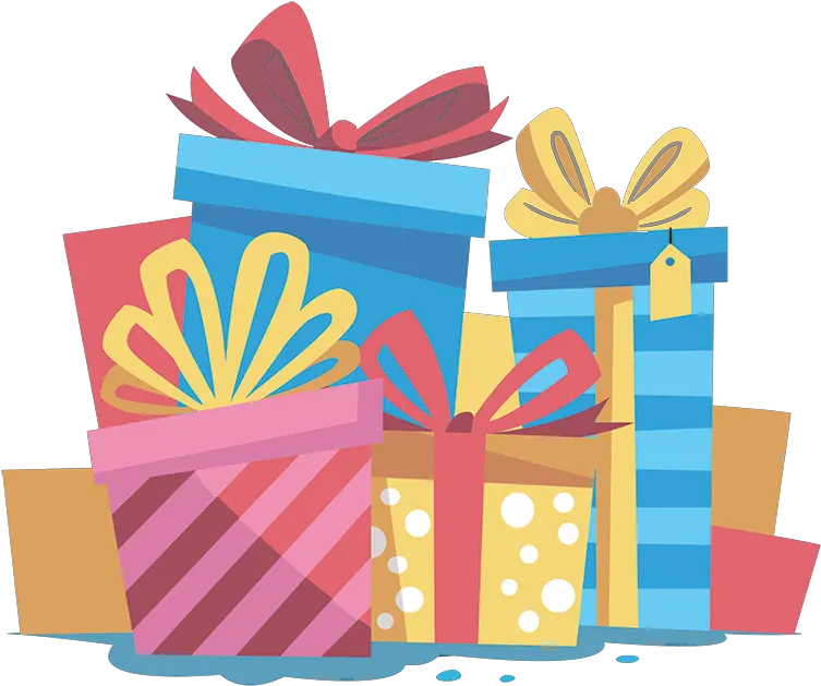  Transparent Gift Box Png Christmas Gifts Vector