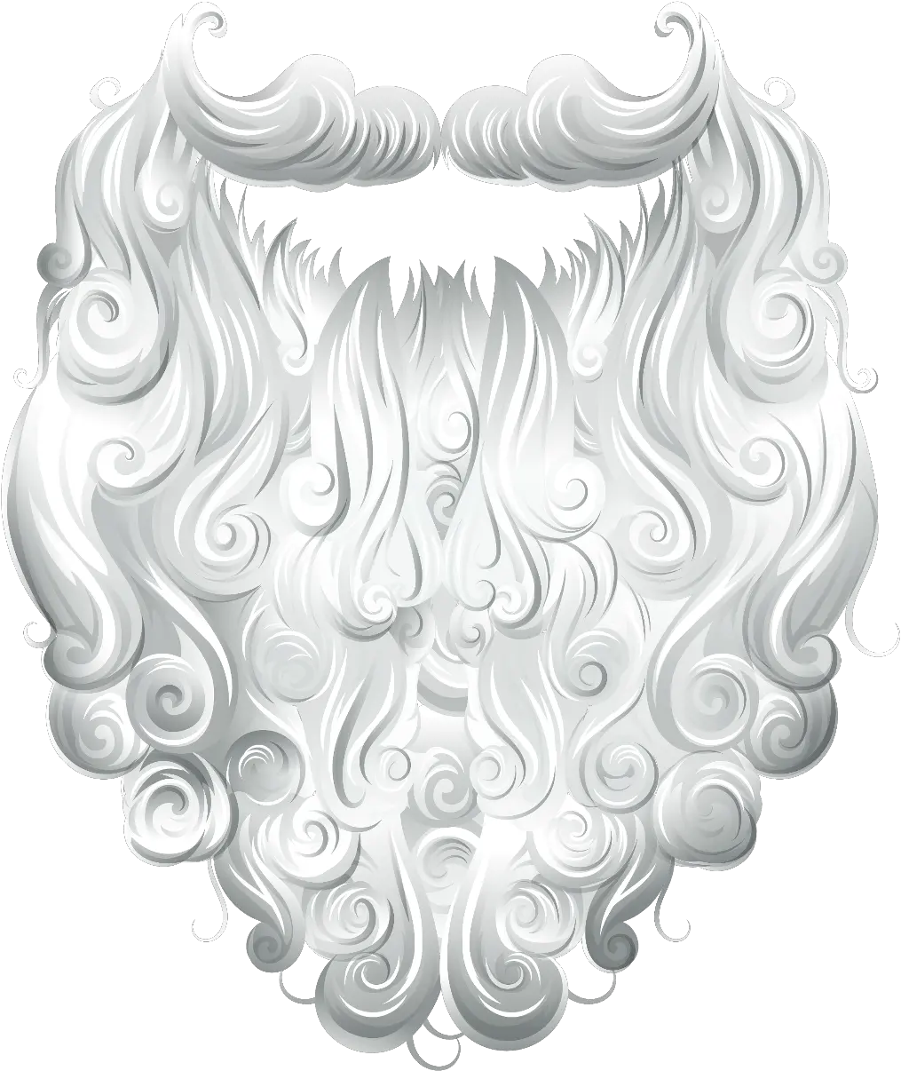  White Beard Png Santa Claus Beard Transparent
