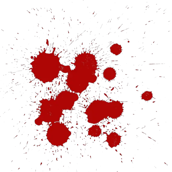  Black And White Blood Stains