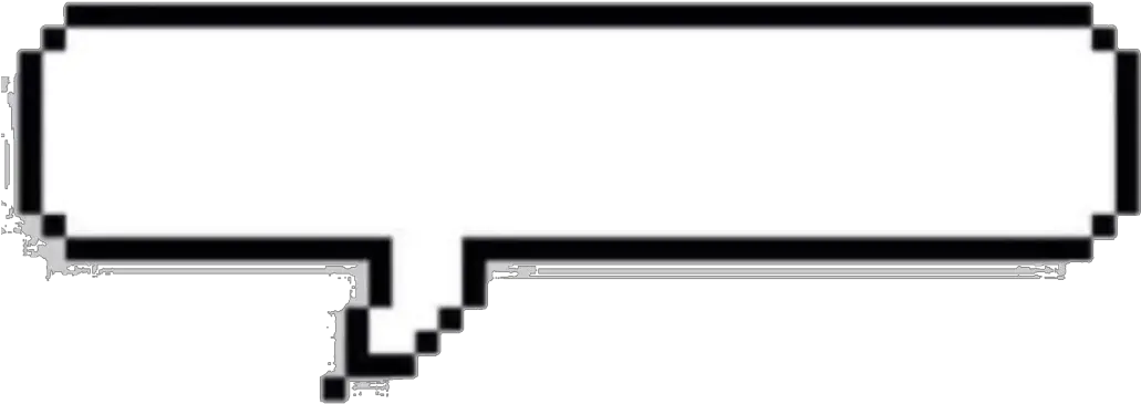  Tumblr Text Bubble Png Pixel Speech Bubble Png