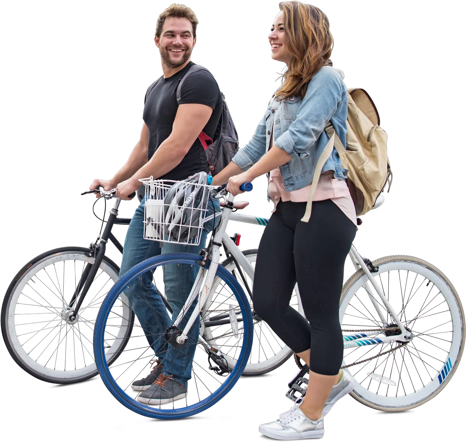  Transparent People Bike Png Woman On Bike Png