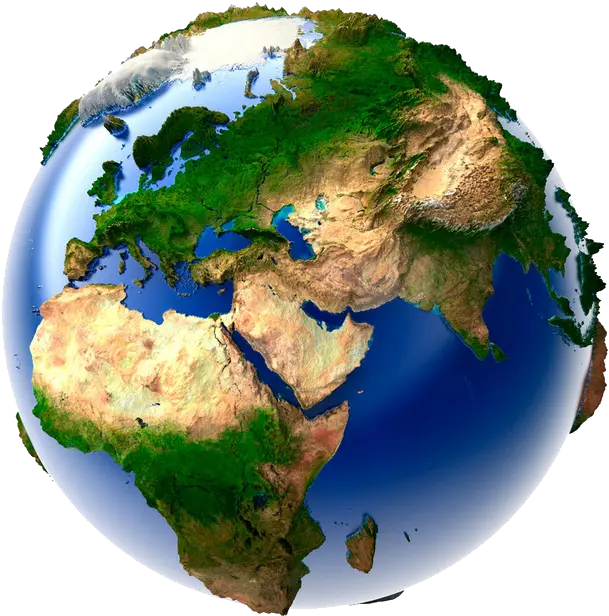  Transparent Eath Png 3d Physical Map Of World