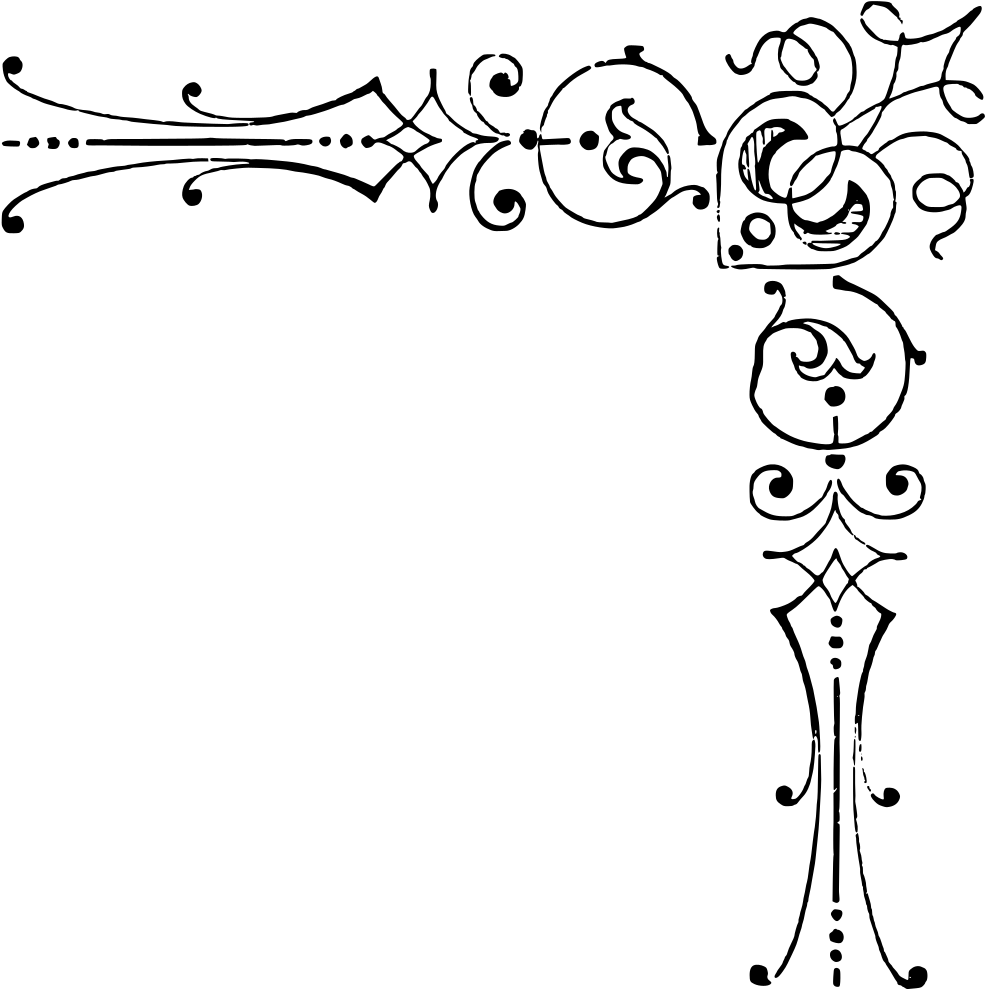  Transparent Corner Clipart Border Corner Design Png