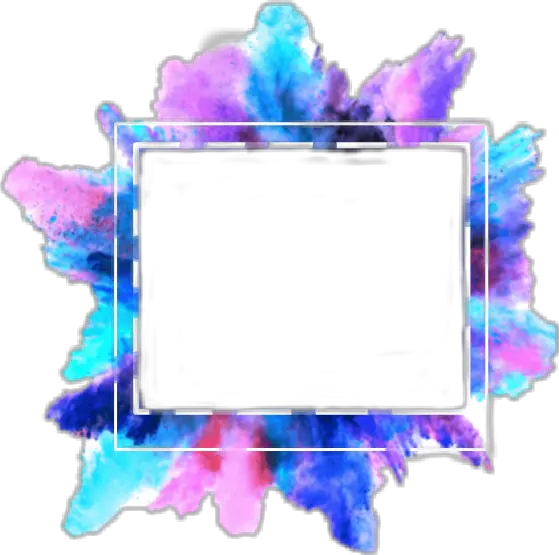  frame picture pictureframe smoke smokeeffect colorful Color Splash Explosion Png