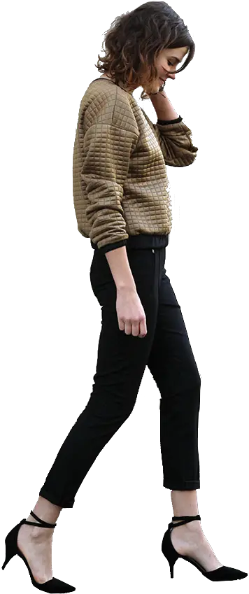  Woman Walking Cutout Casual