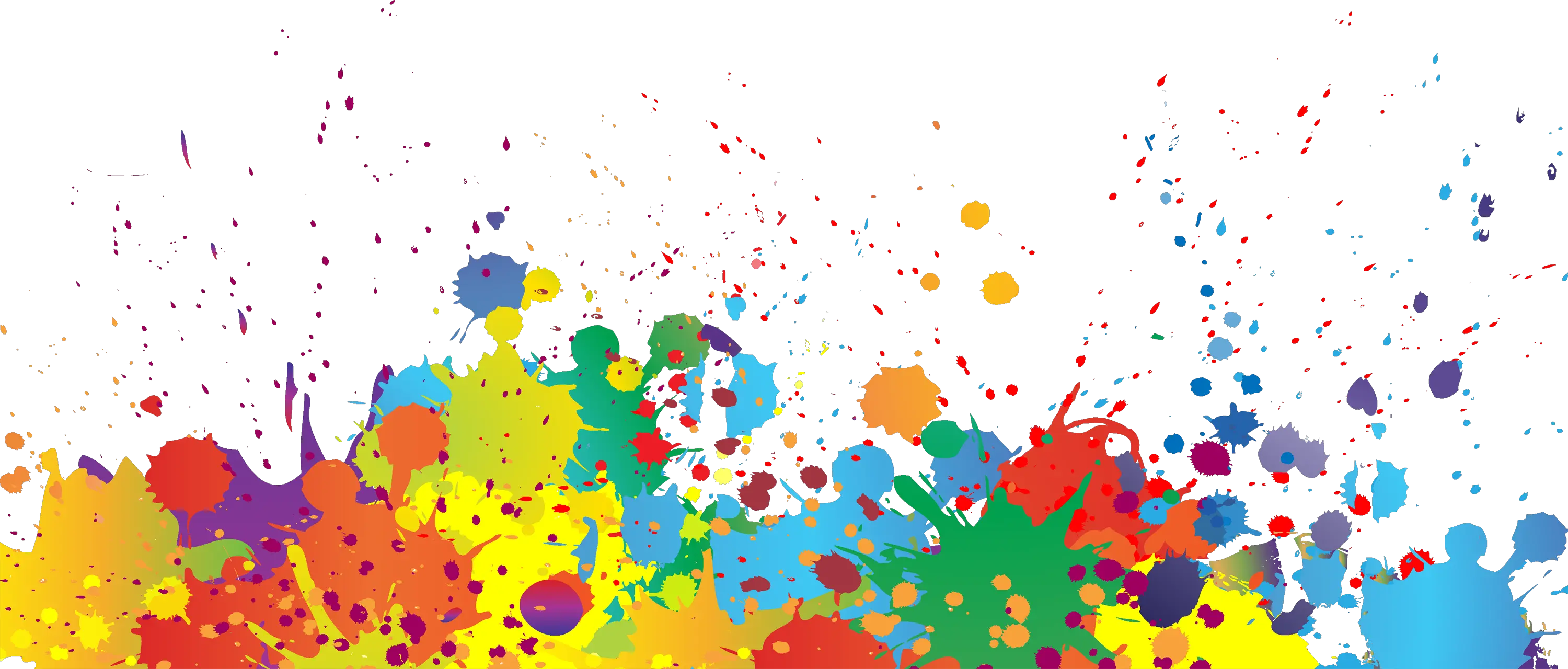  Corner Borders Paint Splash