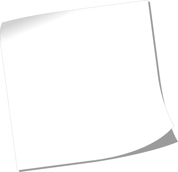  Post It Note Png White Sticky Note Png