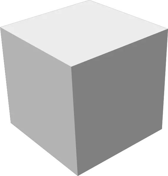  Shaded 3d Cube Pictures 3d White Box Png
