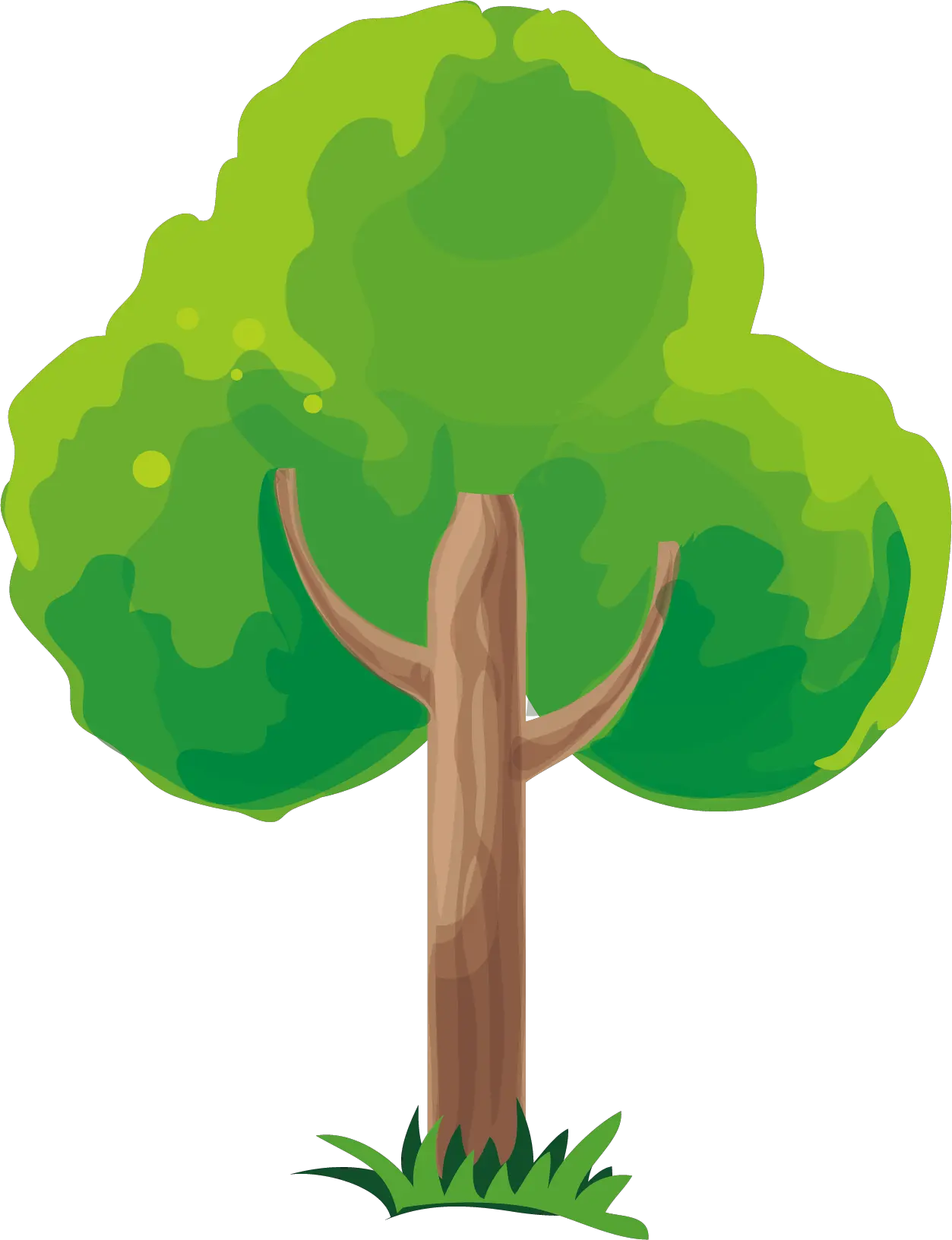 Png Trees Vector Material Transparent Background Tree Vector Png