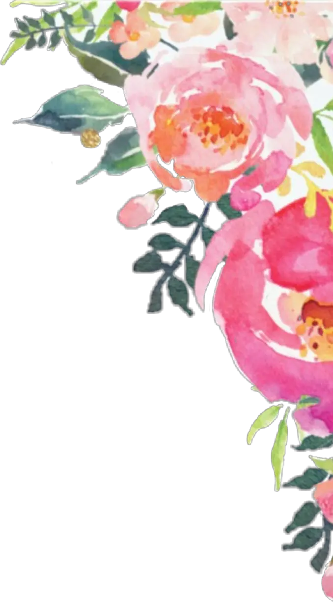  watercolor flowers border frame corner floral Corner Watercolor Flowers Png